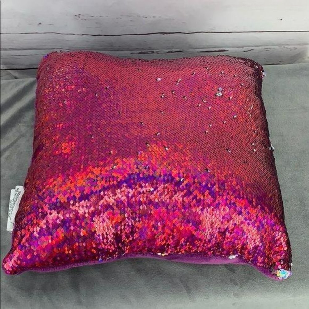 Mainstay sequin Reversible throw pillow